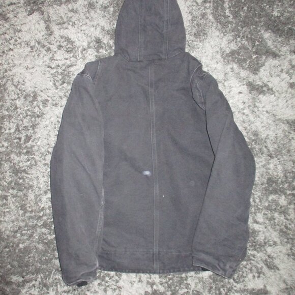 Carhartt Lined Canvas Jacket Men's Size L Black - Picture 5 of 5